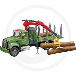 Bruder Timber transport lorry with loading cran