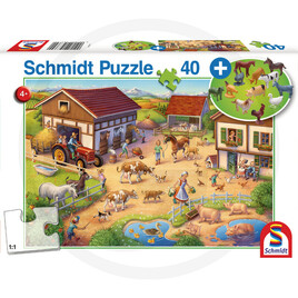 Schmidt Puzzle 40 Teile Lustiger Bauernhof